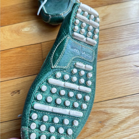 Cole Haan green moccasin shoes - Picture 2 of 7